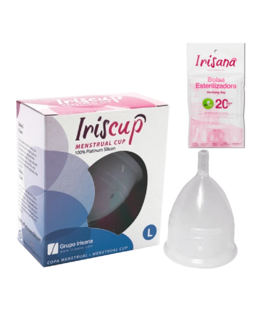 imagem de IRISCUP MENSTRUAL CUP LARGE PINK1