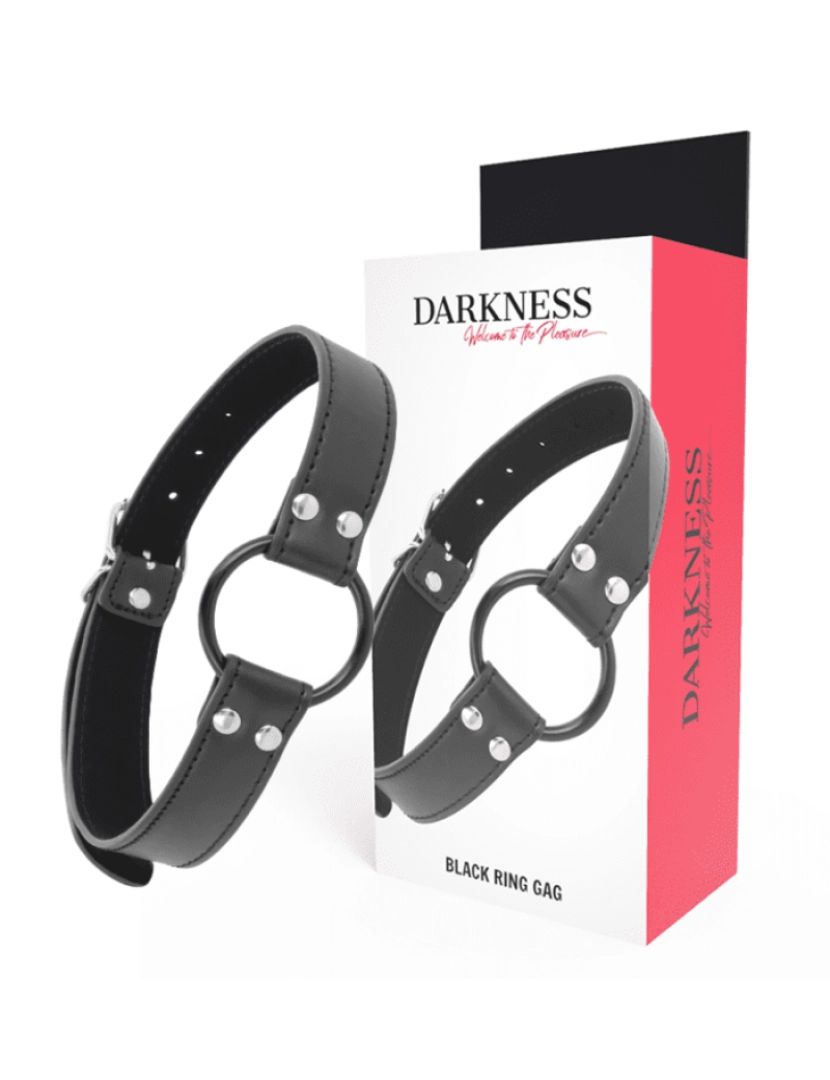 imagem de DARKNESS BLACK GAG RING 3,6 CM1