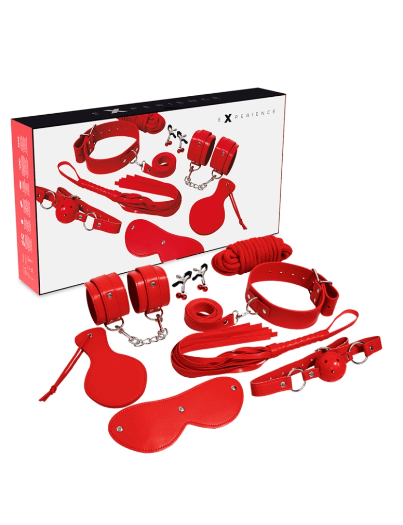 imagem de EXPERIÊNCIA BDSM FETISH KIT RED SERIES1