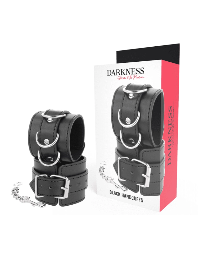 imagem de DARKNESS WRIST RESTRAINTS BLACK1