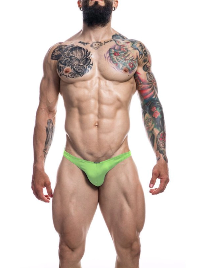 imagem de CUT4MEN - THONG C4M03 PROVOCATIVE NEON GREEN M1