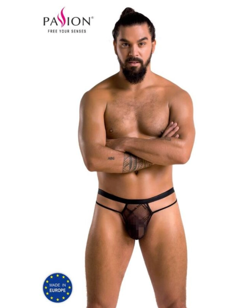 imagem de PASSION 029 THONG COLLIN PRETO L/XL1