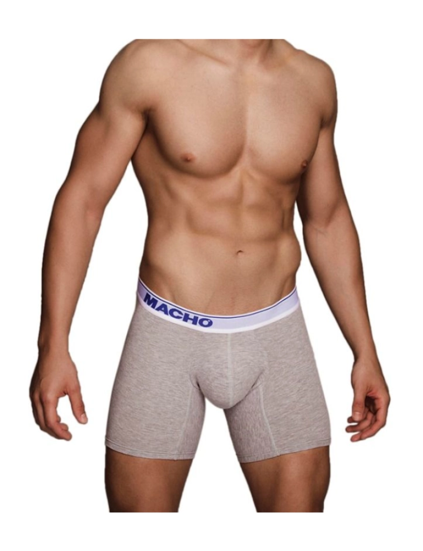 imagem de MACHO - MC087 CINZA LONG BOXER SIZE S1