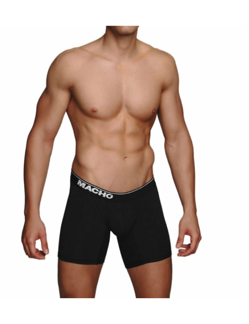 imagem de MACHO - MC087 PRETO LONGO BOXER TAMANHO S1