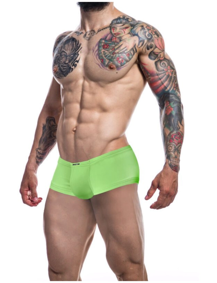 imagem de CUT4MEN - BOOTY SHORTS NEON GREEN M1