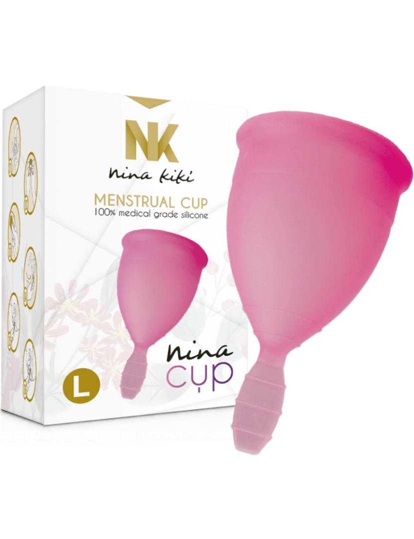 imagem de NINA CUP MENSTRUAL CUP TAMANHO L ROSA1