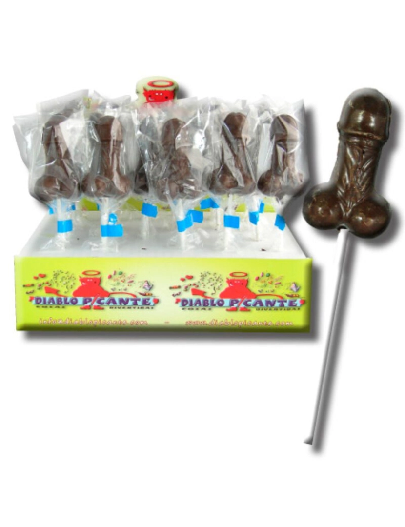 imagem de DIABLO PICANTE - PIRULETA PITO CHOCOLATE NEGRO1