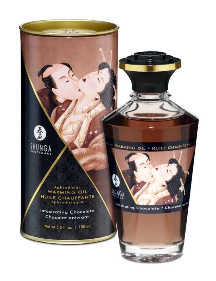 imagem de SHUNGA APHRODISIAC AQUECIMENTO ÓLEO CHOCOLATE 100 ML1