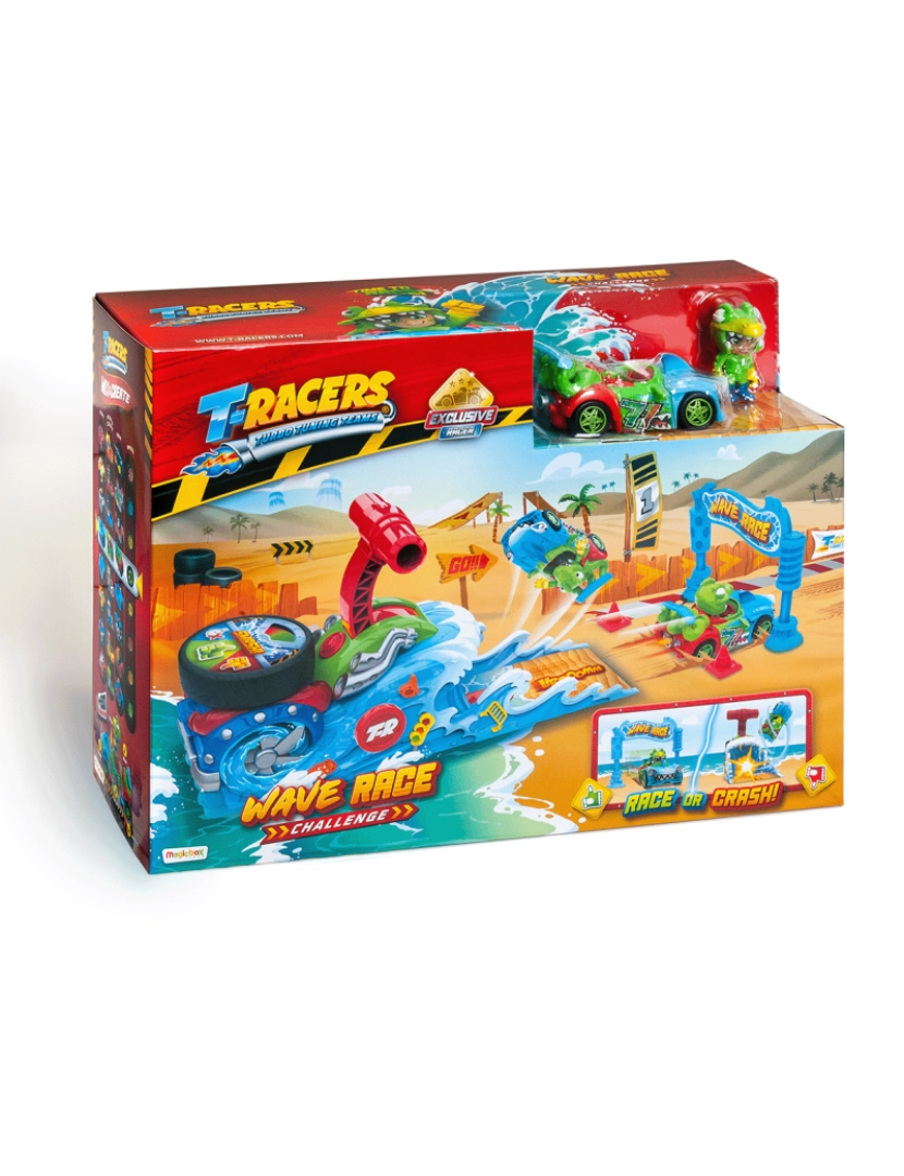 Creative Toys - T-Racers S Playset 1X2 Wave Race M221666Qy