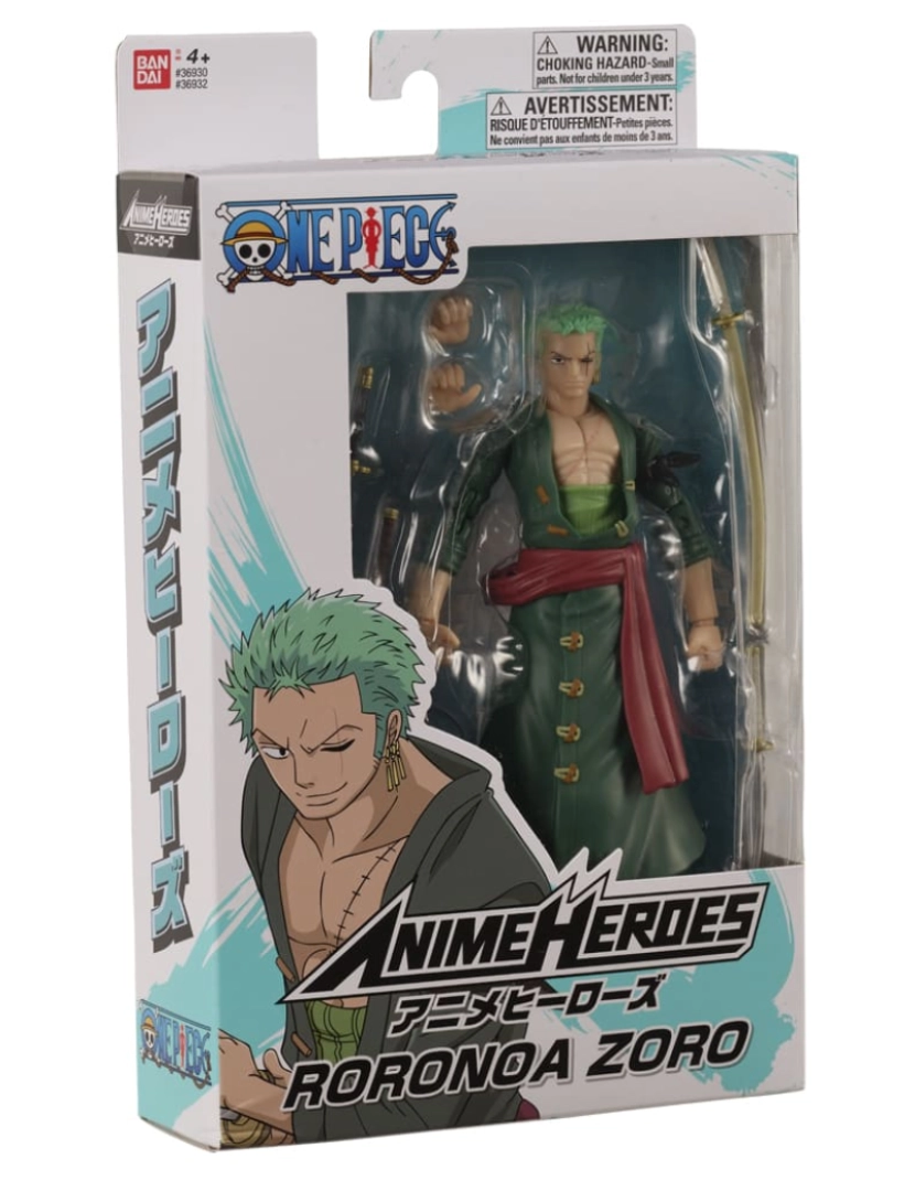 Bandai - Anime Heroes One Piece Roronoa Zoro 36932