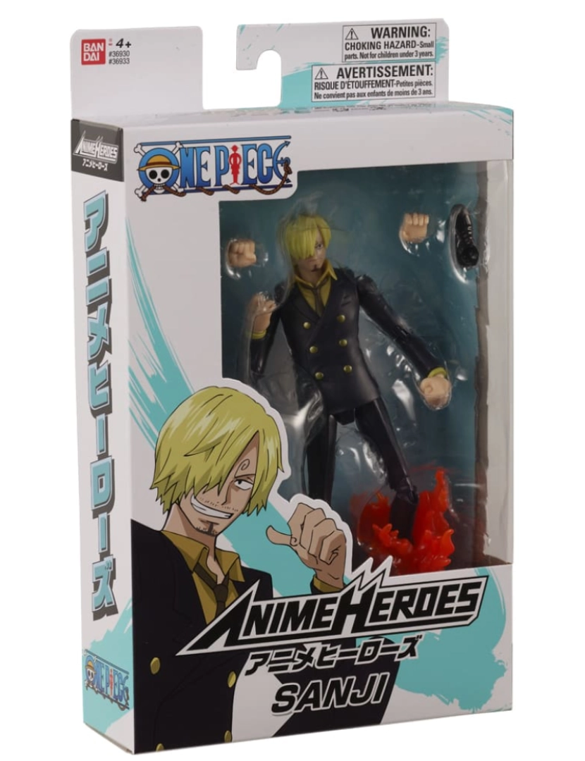 Bandai - Anime Heroes One Piece Sanji 36933