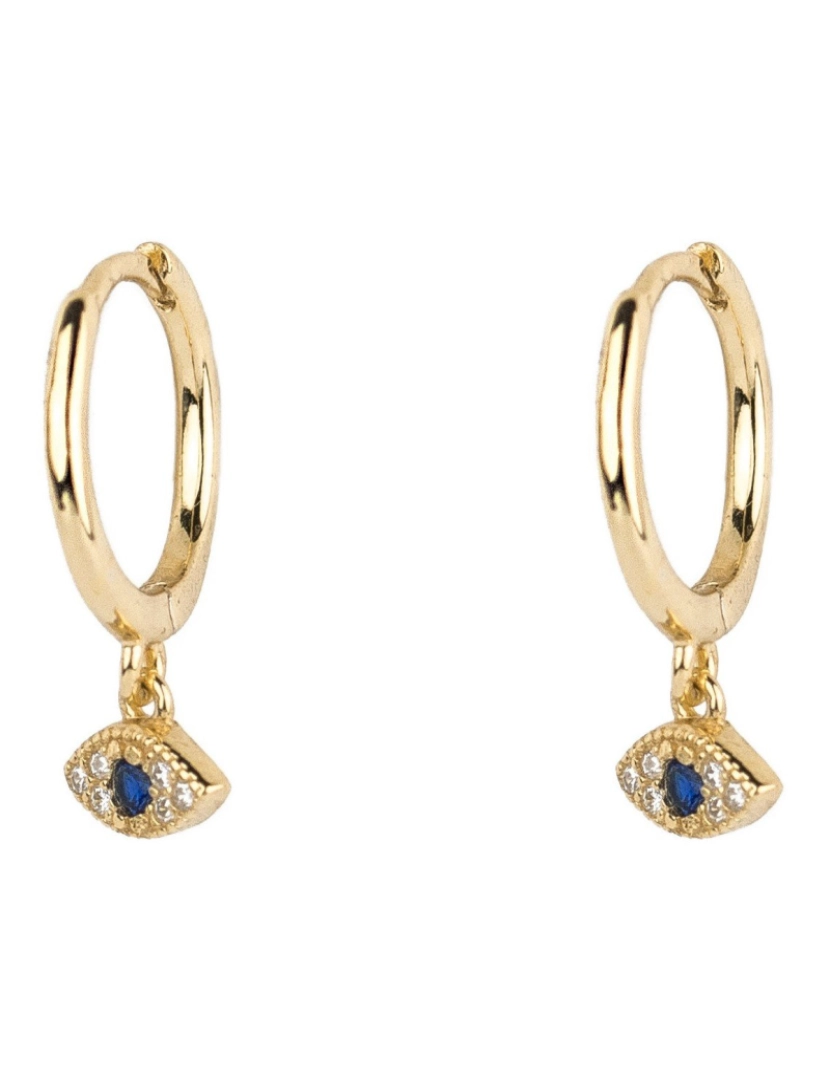 imagem de Olho Cz Gold Hoops1