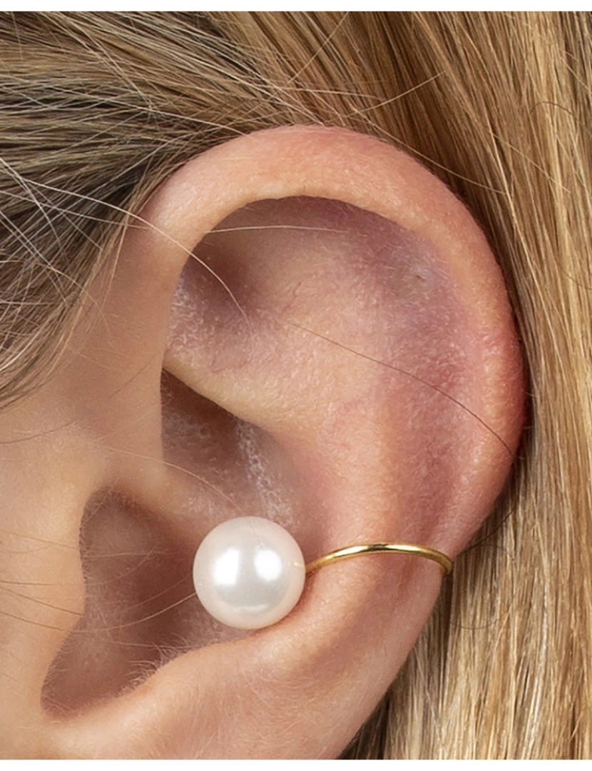 imagem de Pearl Ear Cuff Ouro1