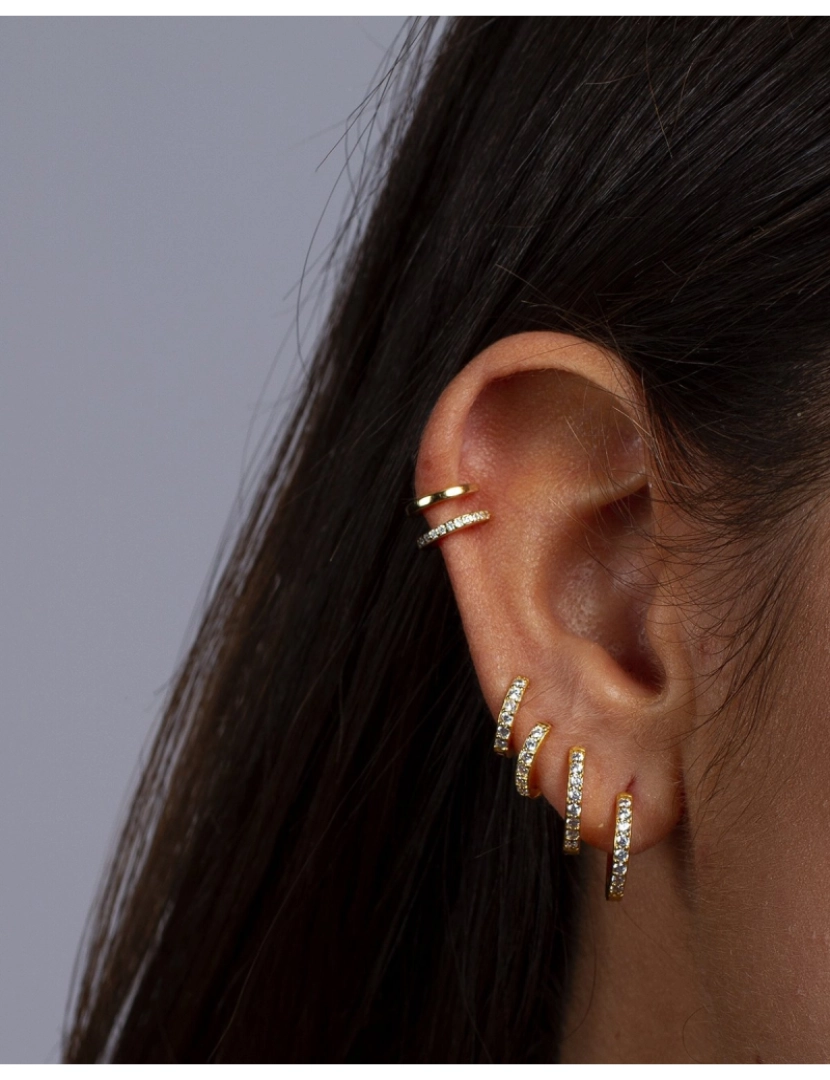 imagem de Double Ear Cuff Gold3