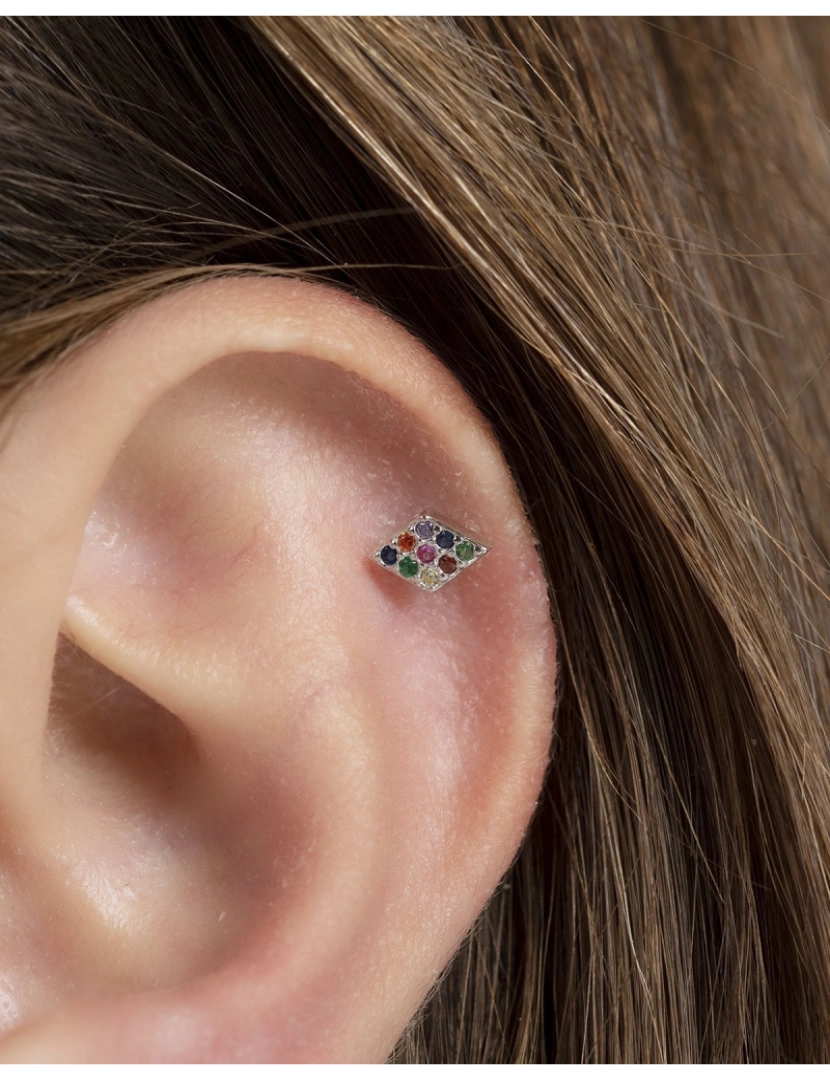 imagem de Rainbow Piercing Prata2