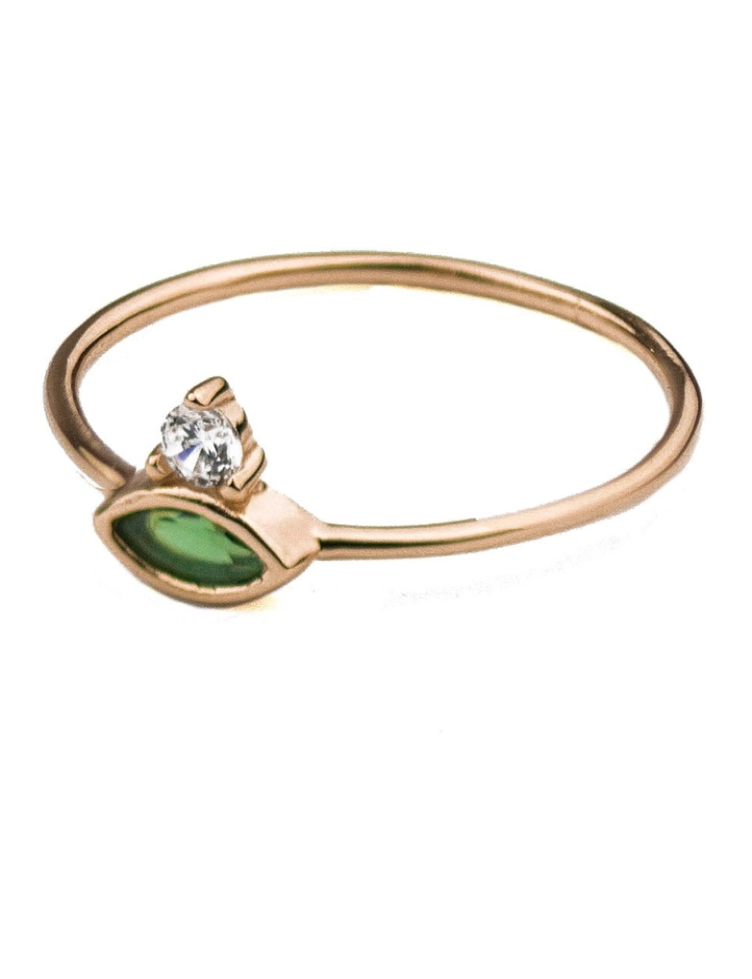 Trium - Emerald Marquise Ouro
