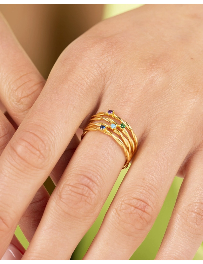 imagem de Turquoise Solitaire Gold3