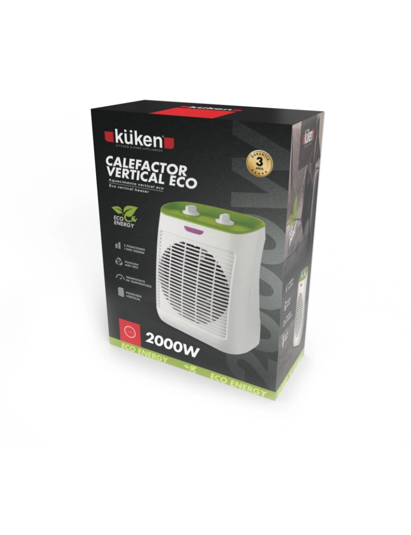 imagem de Aquecimento vertical de Kuken 1200/2000W4