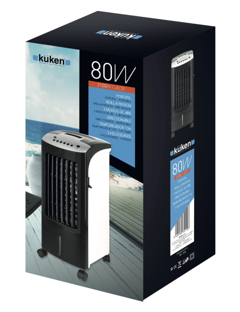 imagem de 80W/Heat Climateizer2100W Kuken4