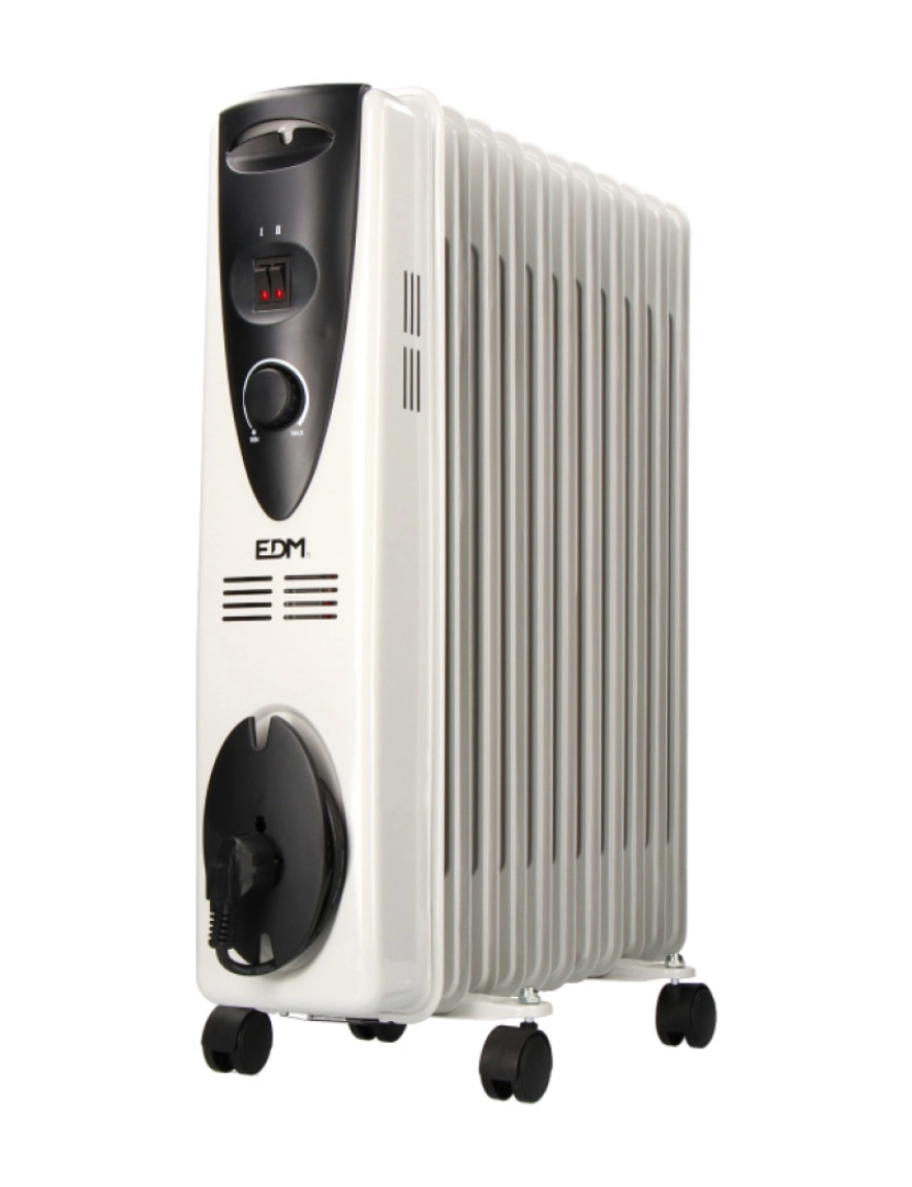 Edm - Radiador de óleo - 2500W - (11 Elementos) - Edm