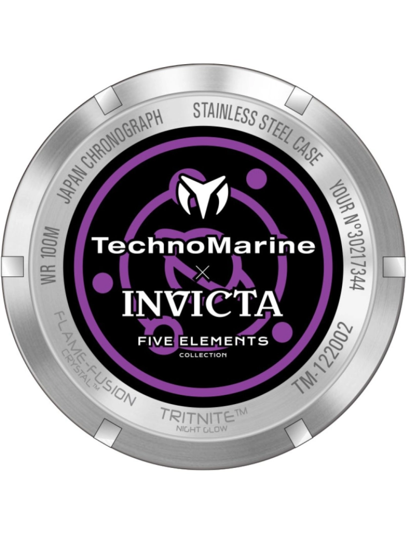 imagem de TechnoMarine x Invicta Five Elements - Space TM-122002 Relógio de Homem Quartzo  - 44mm - Pulseiras extras5