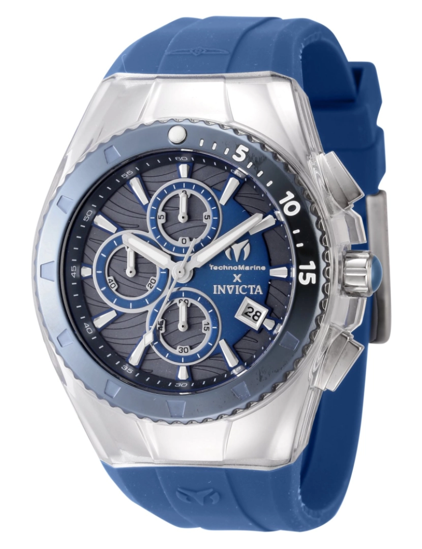 imagem de TechnoMarine x Invicta Five Elements - Water TM-122003 Relógio de Homem Quartzo  - 44mm - Pulseiras extras1