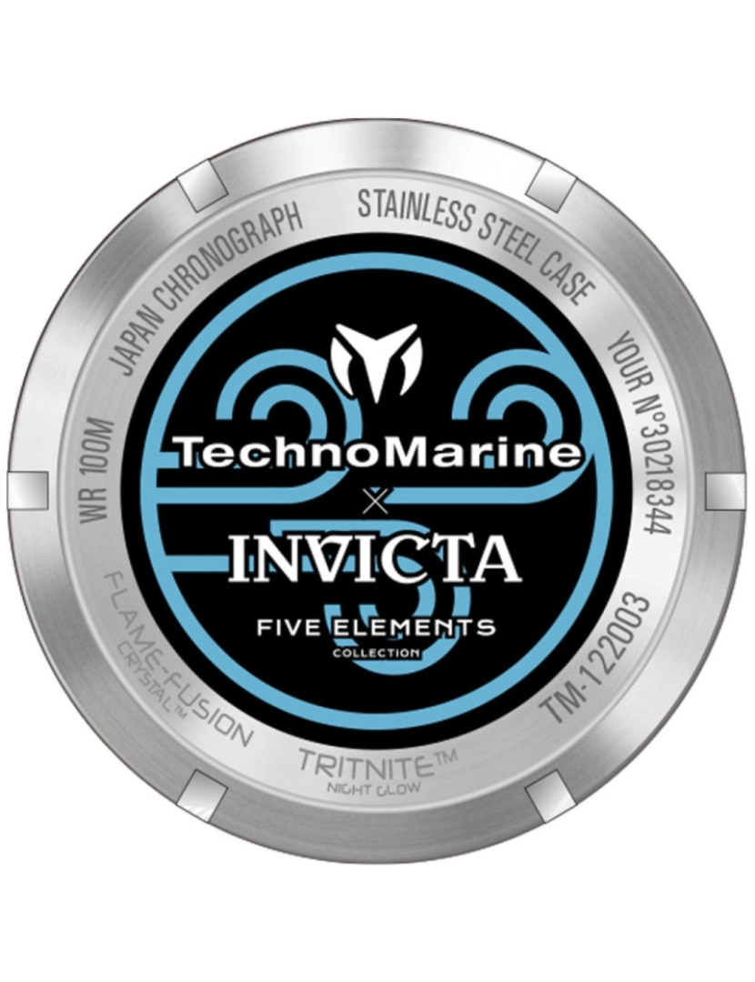 imagem de TechnoMarine x Invicta Five Elements - Water TM-122003 Relógio de Homem Quartzo  - 44mm - Pulseiras extras6