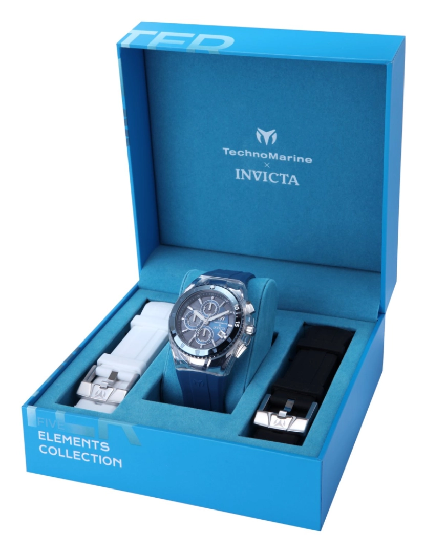 imagem de TechnoMarine x Invicta Five Elements - Water TM-122003 Relógio de Homem Quartzo  - 44mm - Pulseiras extras7