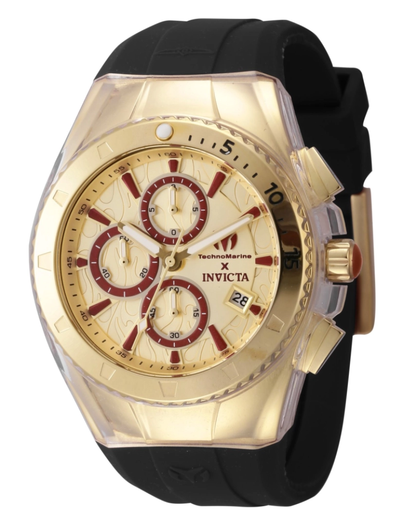 imagem de TechnoMarine x Invicta Five Elements - Fire TM-122004 Relógio de Homem Quartzo  - 44mm - Pulseiras extras2