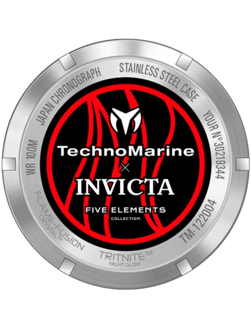 imagem de TechnoMarine x Invicta Five Elements - Fire TM-122004 Relógio de Homem Quartzo  - 44mm - Pulseiras extras5