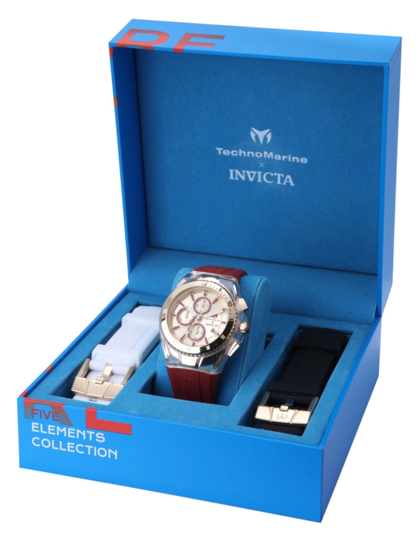 imagem de TechnoMarine x Invicta Five Elements - Fire TM-122004 Relógio de Homem Quartzo  - 44mm - Pulseiras extras6