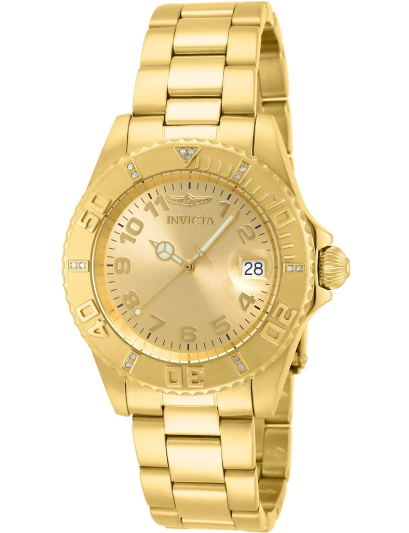 Invicta - Invicta Pro Diver 15249 Relógio de Mulher Quartzo  - 40mm - Com 15 diamantes