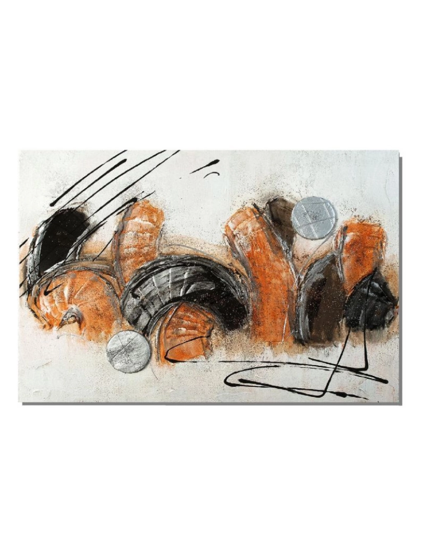 Duehome - Bancada artesanal Laranja abstrato