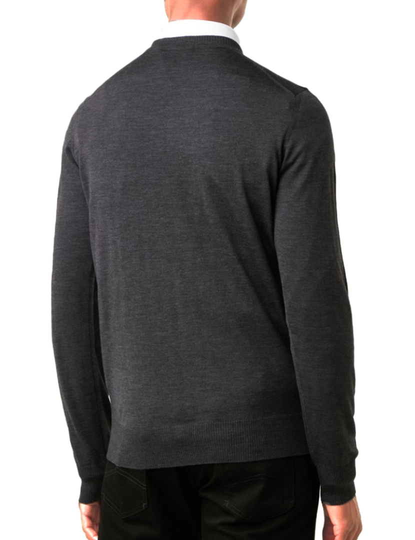 imagem de Cappuccino Italia Mock Pullover Antraciet Cinza4