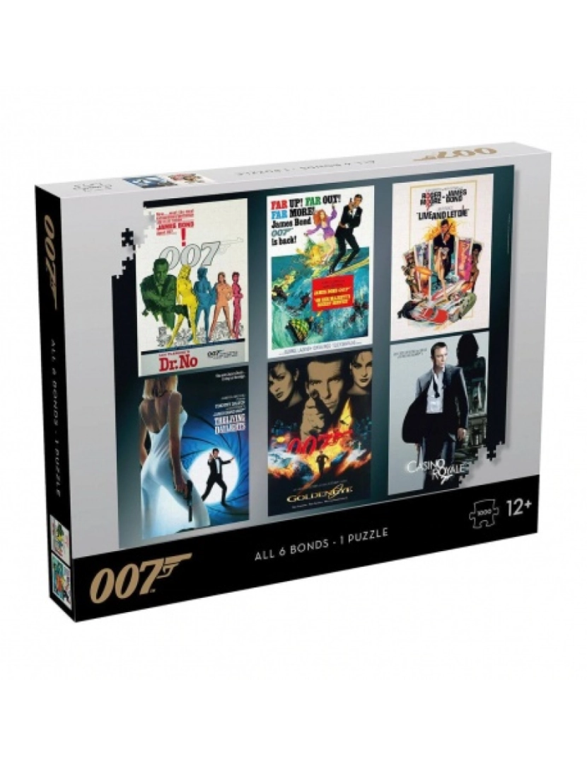 Winning Moves - Puzzle James Bond Actor Debut 1000 Peças