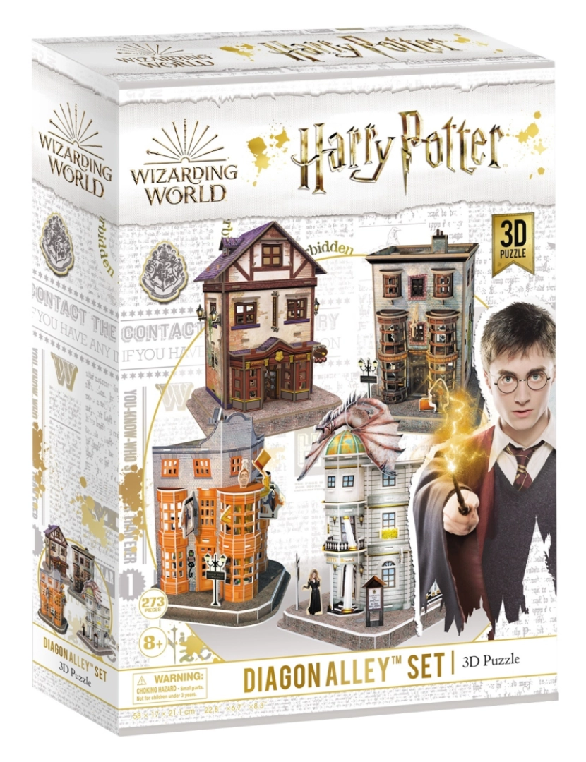 Cubic Fan - Puzzle 3D - Harry Potter Diagon Alley 181 Peças