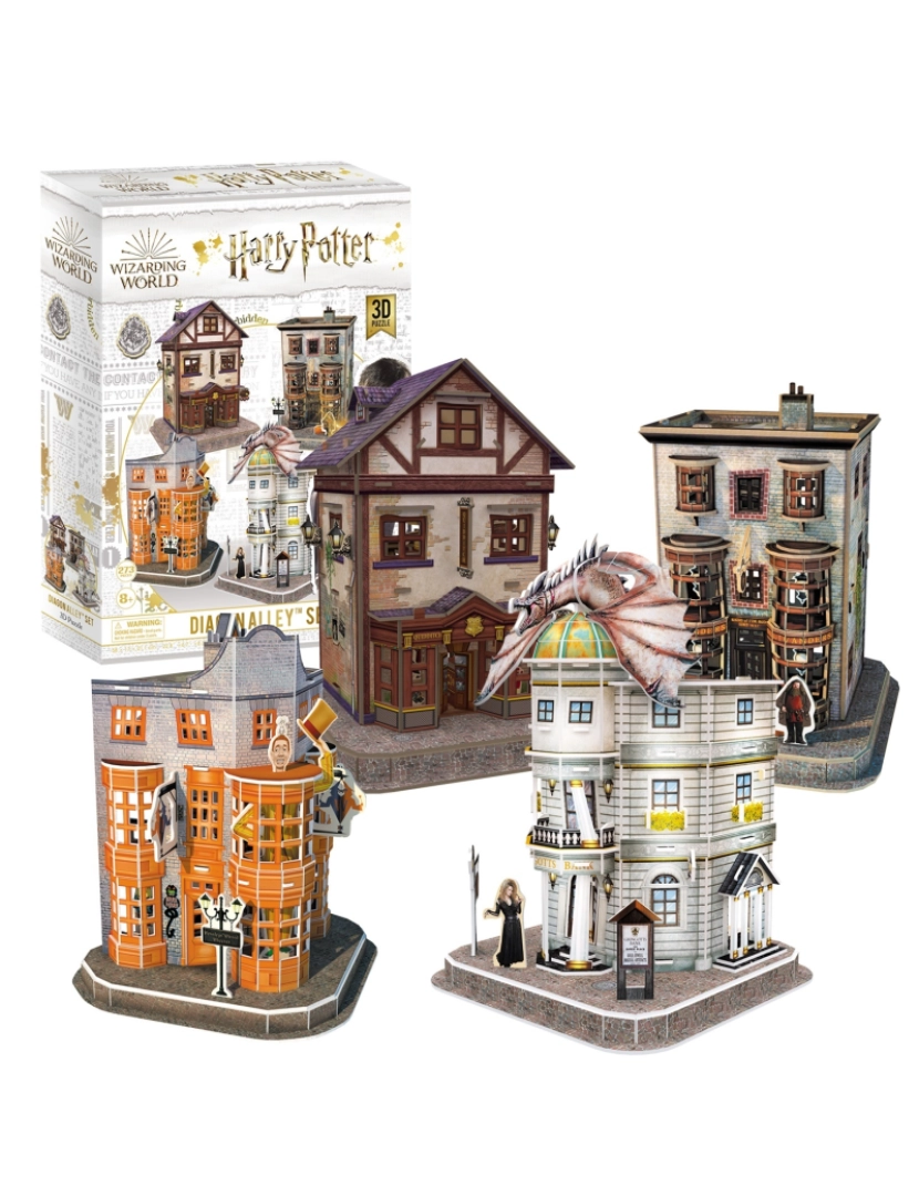 imagem de Puzzle 3D - Harry Potter Diagon Alley 181 Peças2