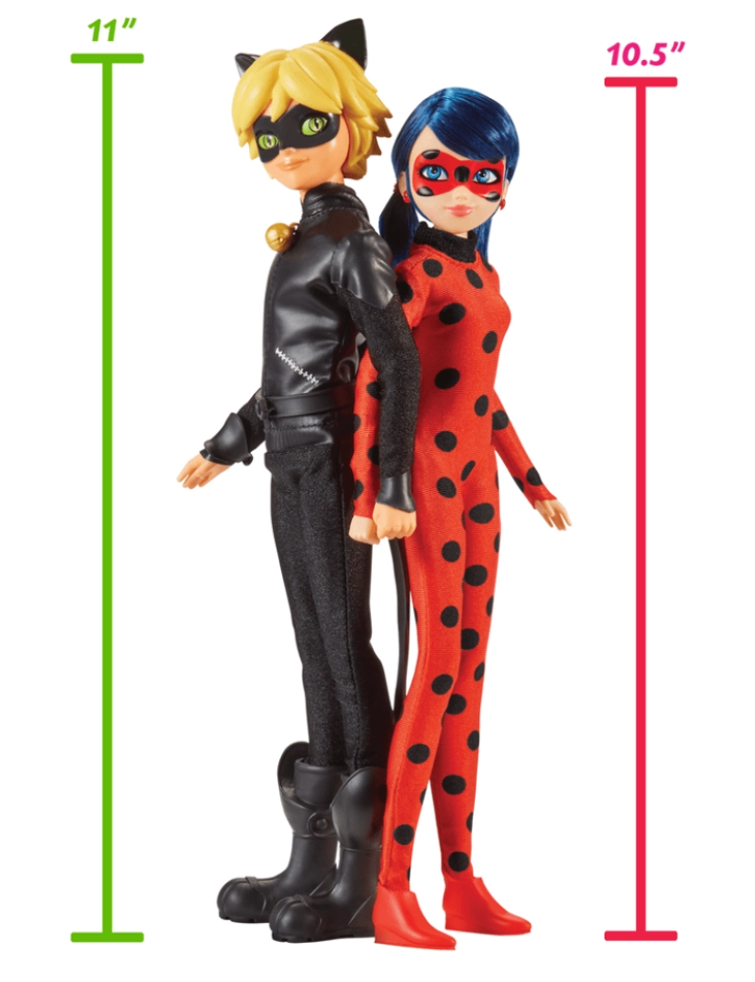 imagem de Pack 2 Bonecas Ladybug e Catnoir6