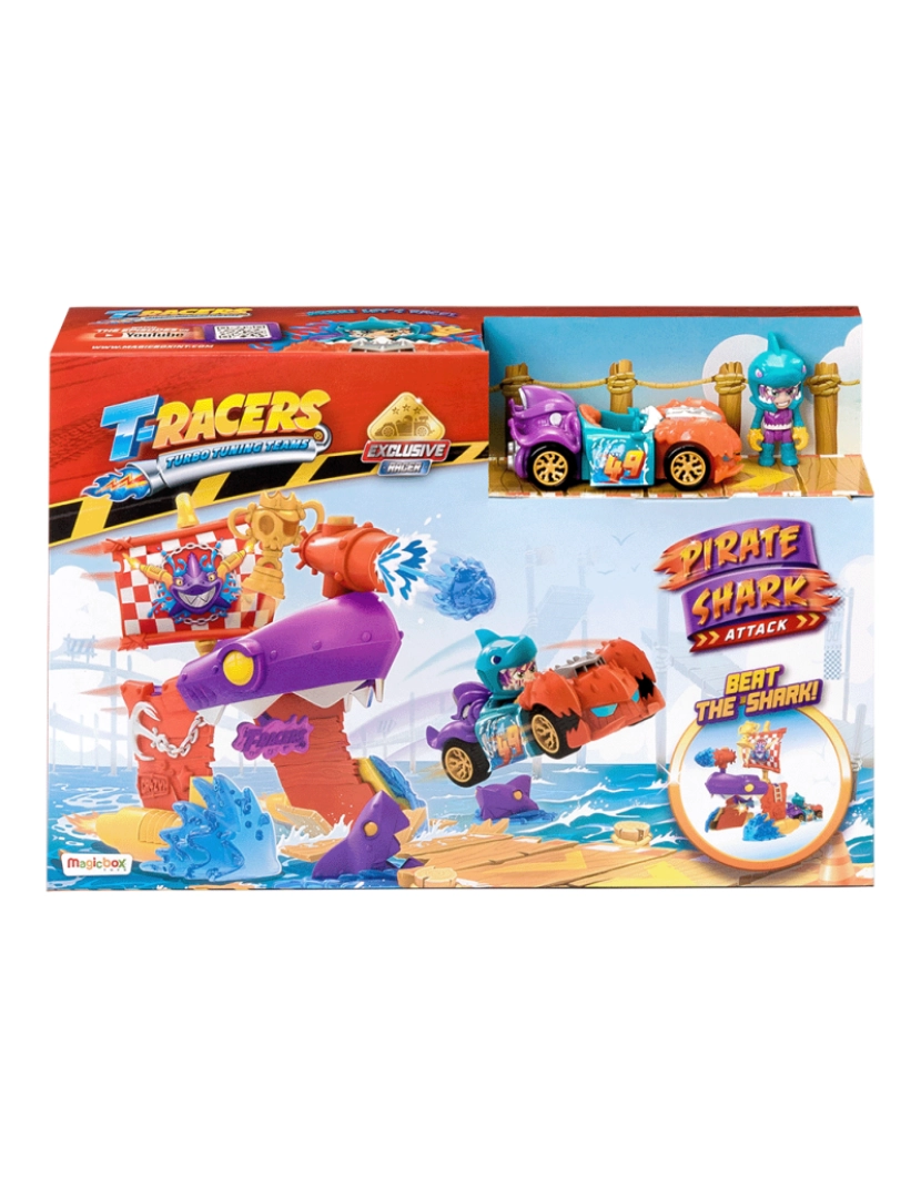 T-Racers - T-Racers S – Playset 1×4 Pirate Shark (V.0)