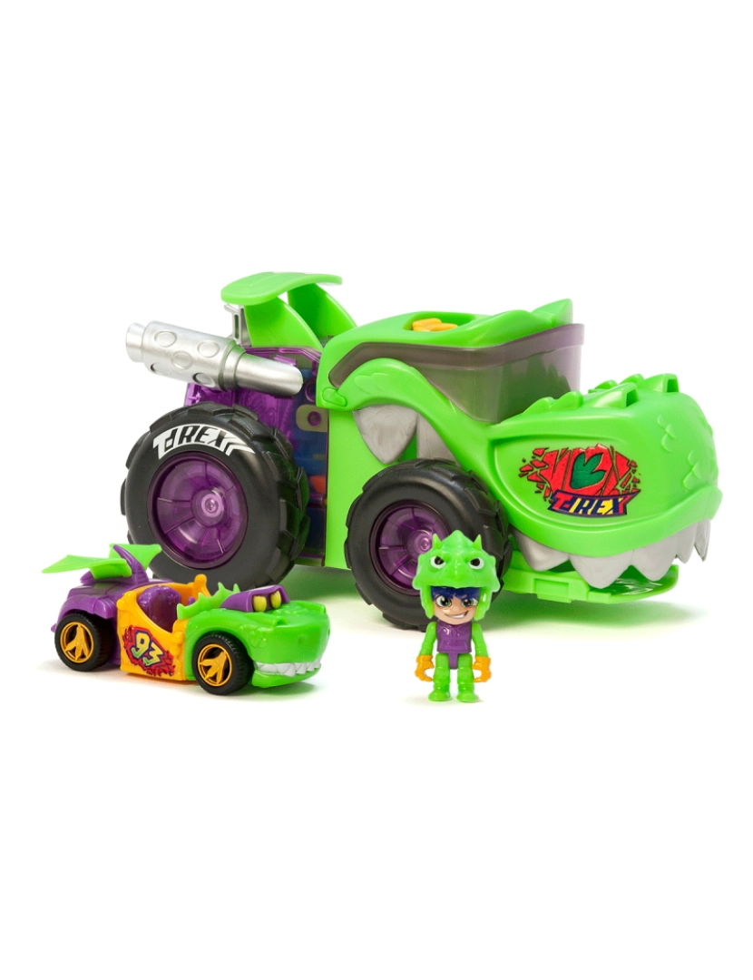 imagem de T-Racers – Playset Mega Wheels  T-Shark & T-Rex2