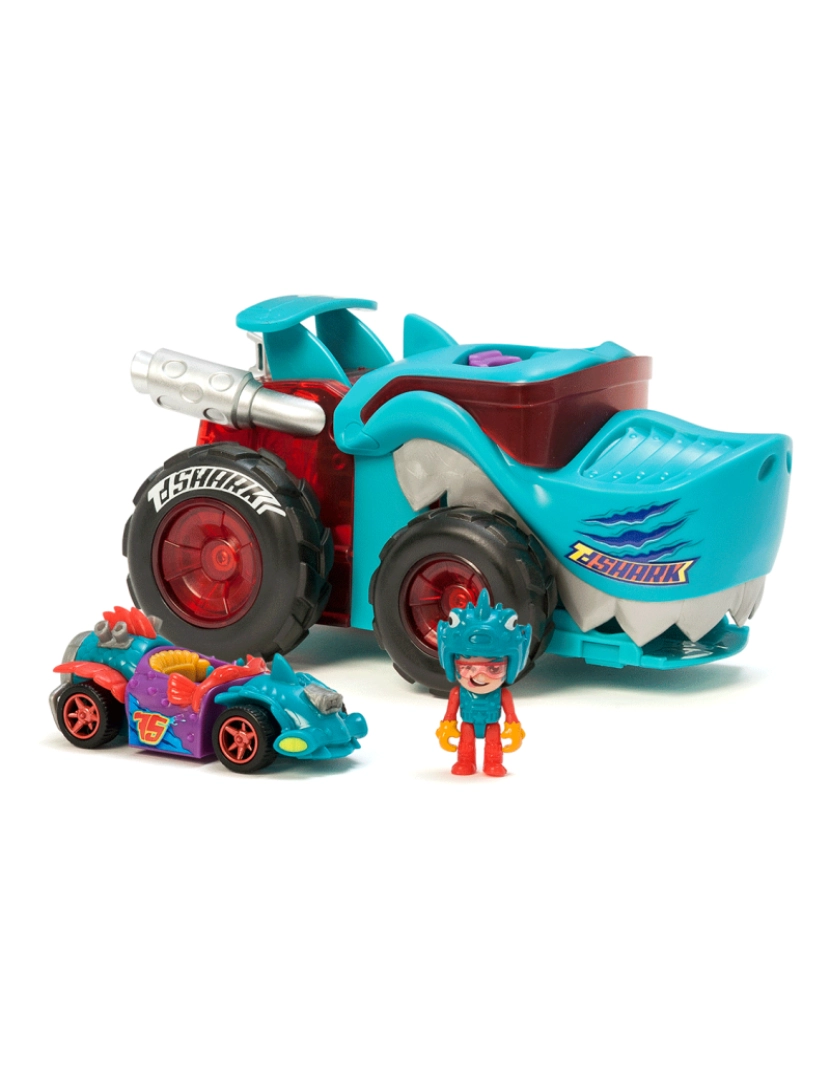 imagem de T-Racers – Playset Mega Wheels  T-Shark & T-Rex6