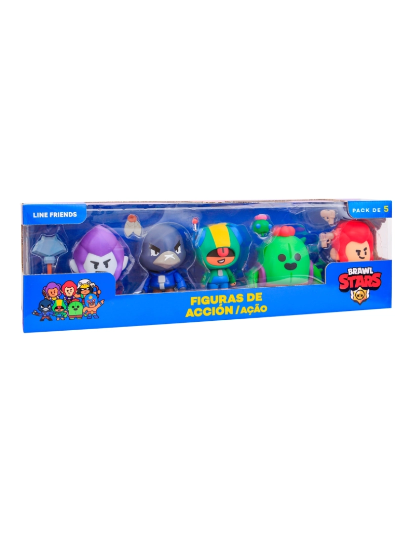 imagem de Figuras Brawl Stars - Pack de 5 Figuras (10cm)7