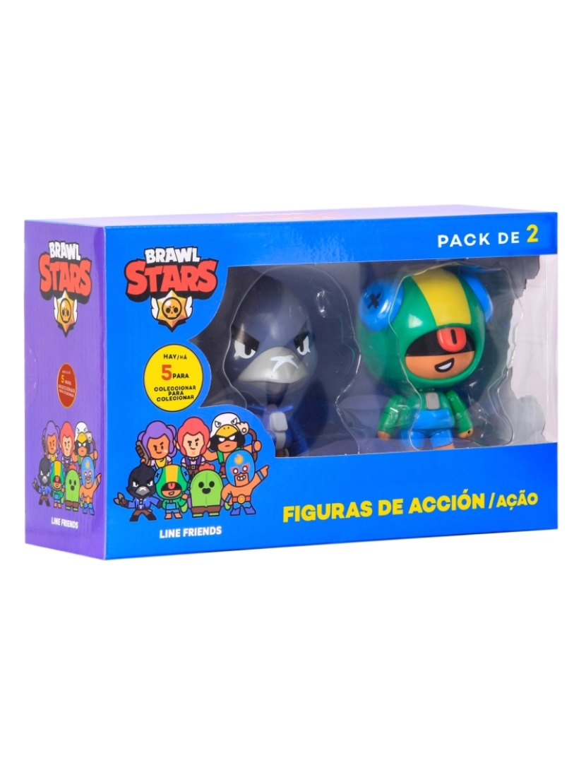 imagem de Figuras Brawl Stars - Pack de 2 Figuras (10cm)4