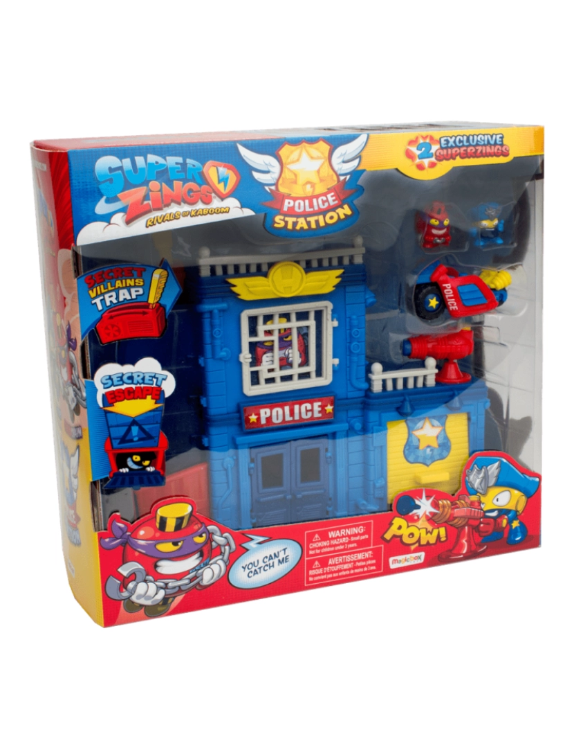 Superthings - SuperZings - Playset Esquadra da Polícia