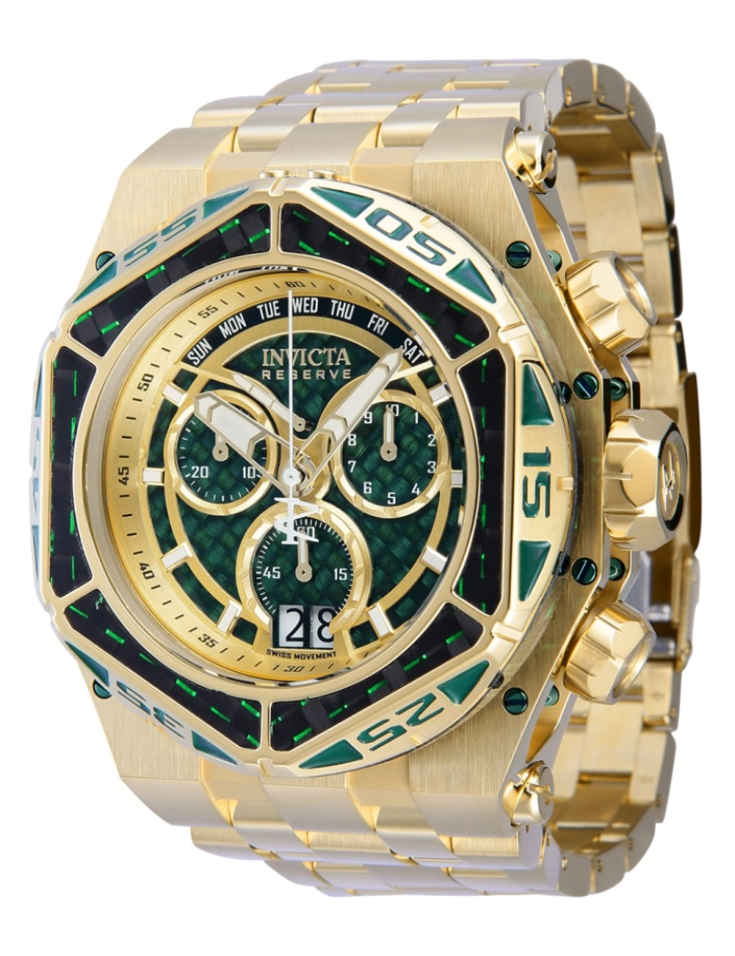 imagem de Invicta Carbon Hawk - Reserve 38922 Relógio de Homem Quartzo  - 54mm1