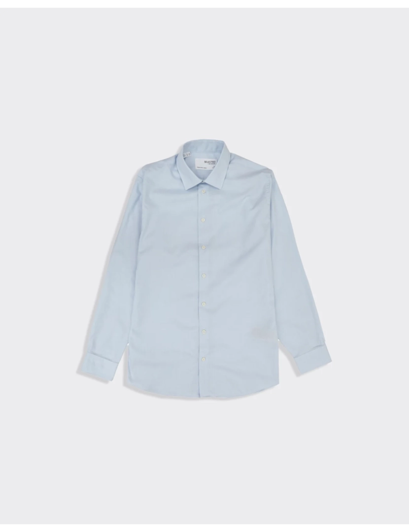 Selected Homme - Camicia A Maniche Lunghe Ethan Azzurra