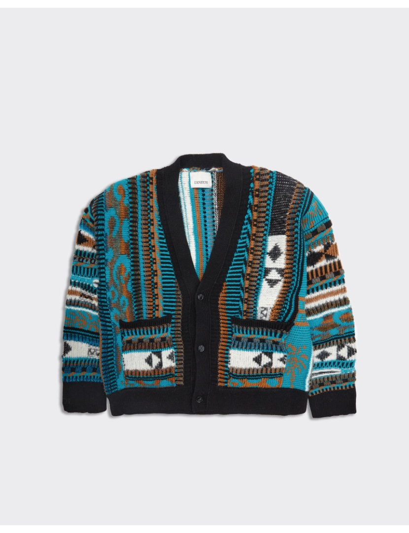 imagem de Cardigan Jaquard Azzurro1