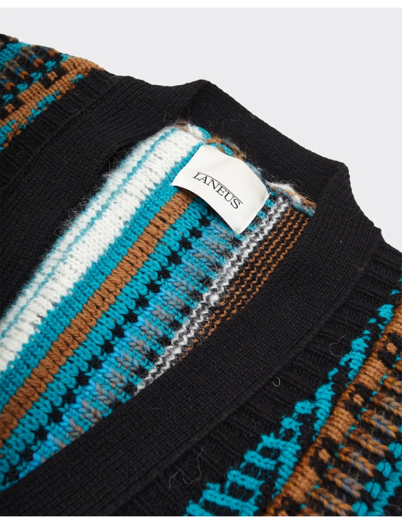 imagem de Cardigan Jaquard Azzurro2