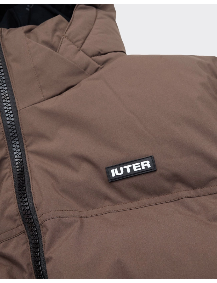 imagem de Puffer Zip Marrone3