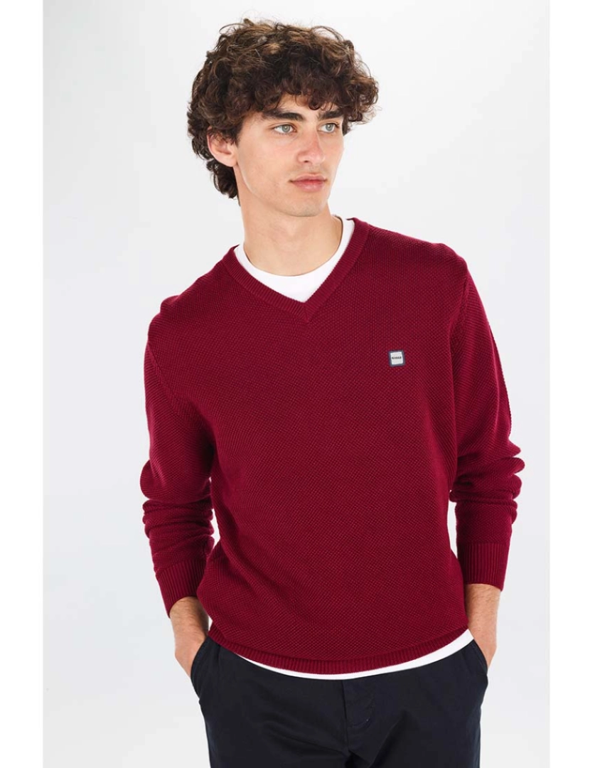 imagem de Pullover  C/Manga Bordeaux1